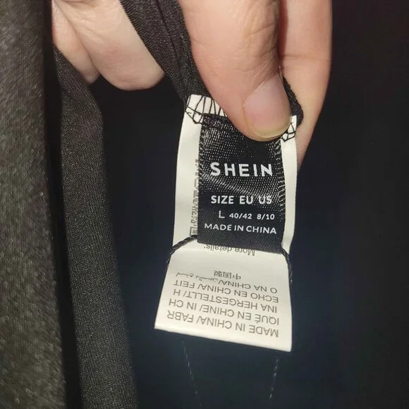 SHEIN Floor Length Black Sheer Maxi Dress in L - Picture 2 of 3